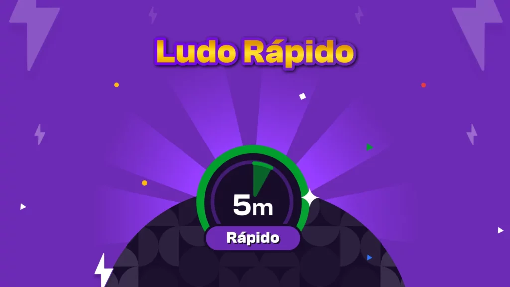 Imagem representando Ludo Rapido, uma variante ágil do Ludo. Desfrute de uma experiência emocionante de Ludo online com outras opções de jogo.