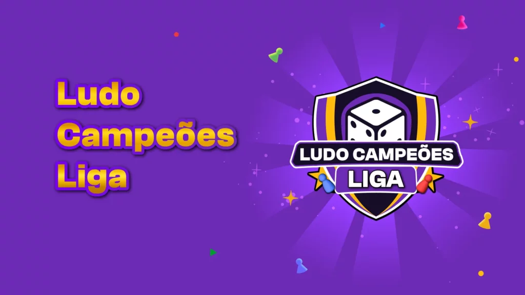 Image representing Ludo Campeões Liga, a competitive variant of Ludo. Experience the thrill of Ludo online with exciting game options and challenges.