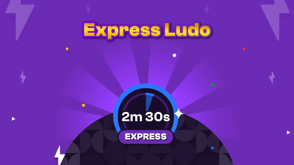 Image describing Express Ludo which lets users win money in just 2.5 minutes